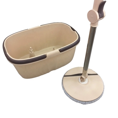 Seau magique de rotation détachable viable de balai de nettoyage de Microfiber de centrifugeur du balai 360 de BNcompany avec l'acier inoxydable WR